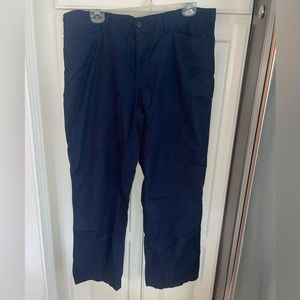 LRL Lauren Jeans Co Womens Navy Blue Cotton Pants Sz 14‎